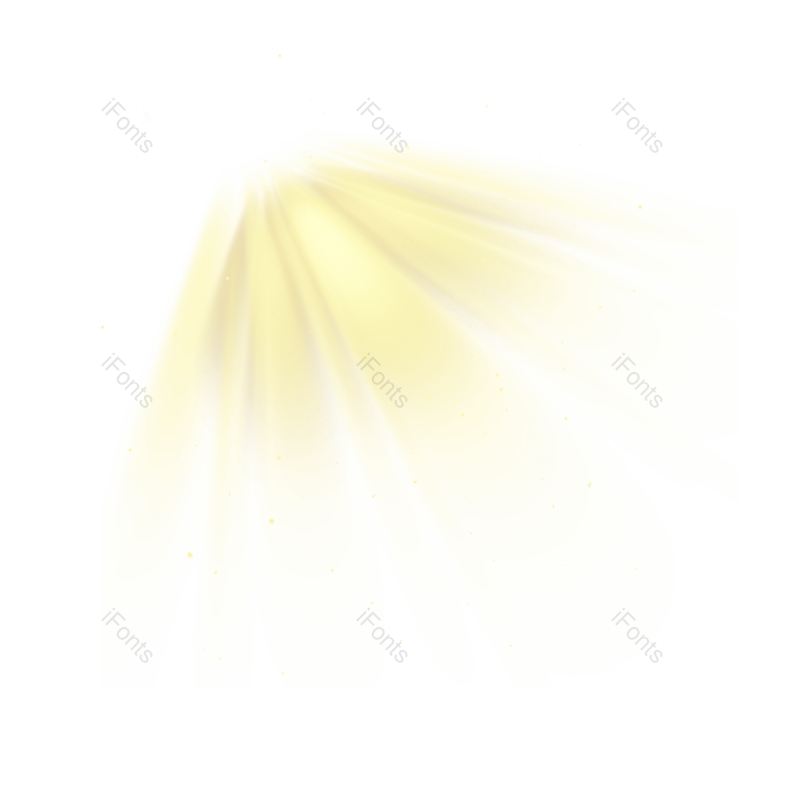 光效图片,灯光元素,黄光PNG,光晕免抠素材